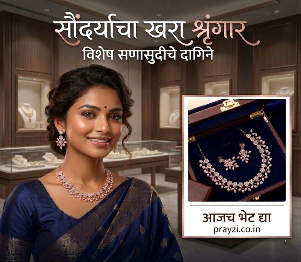 Jewellery Rose Gold &amp; Gold Polished With White &amp; Blue AD Choker Necklace Set with Matching Earrings.