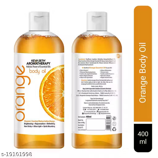 Skin Defence Orange Body Oil, 400ml