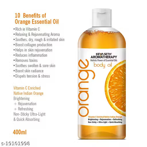 Skin Defence Orange Body Oil, 400ml