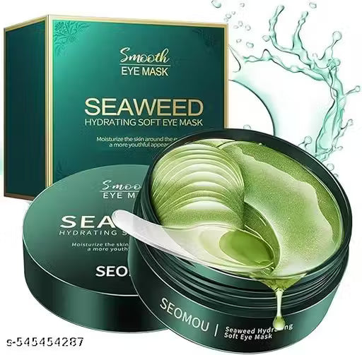 Under Eye Patches with Green Tea & Collagen for Puffy Eyes, Hydrogel under eye patches with instant cooling serum - 30 Pairs (60 Pieces)