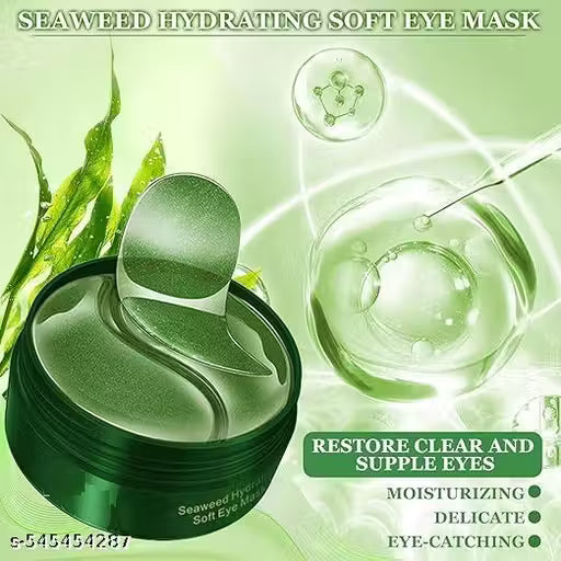 Under Eye Patches with Green Tea & Collagen for Puffy Eyes, Hydrogel under eye patches with instant cooling serum - 30 Pairs (60 Pieces)