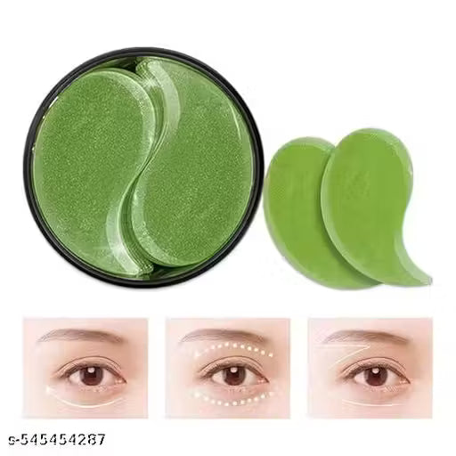 Under Eye Patches with Green Tea & Collagen for Puffy Eyes, Hydrogel under eye patches with instant cooling serum - 30 Pairs (60 Pieces)