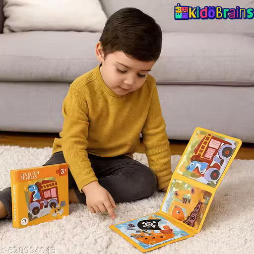3-in-1 Kids Magnetic Puzzle Board | Animal Theme Educational Toy